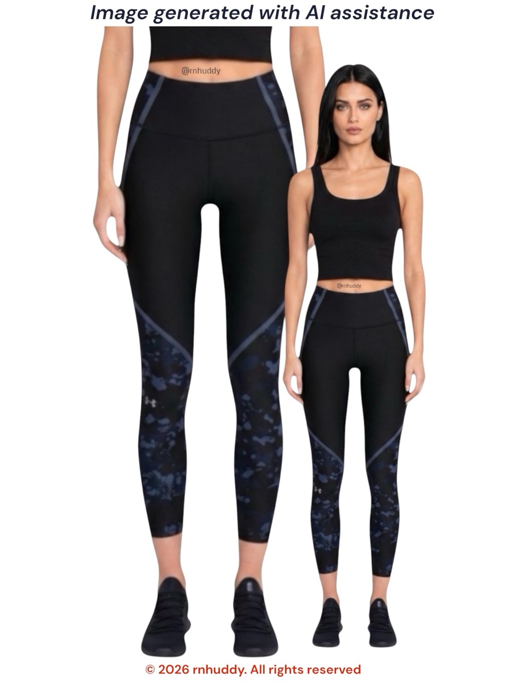 Under Armour S HeatGear Edgelit Print Ankle Crop Legging